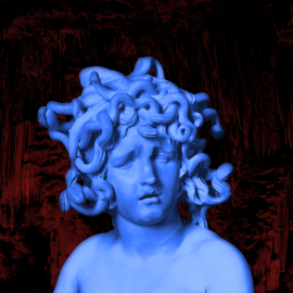 Medusa in Blue